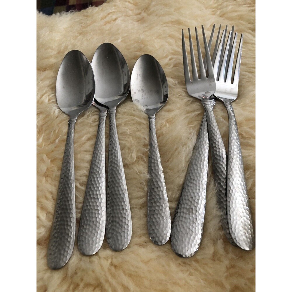 7 Pc Vintage Towle Stainless Flatware Set Silverware